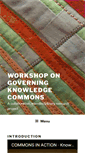 Mobile Screenshot of knowledge-commons.net